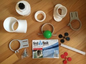 DIY Rainwater Collection System First Flush
