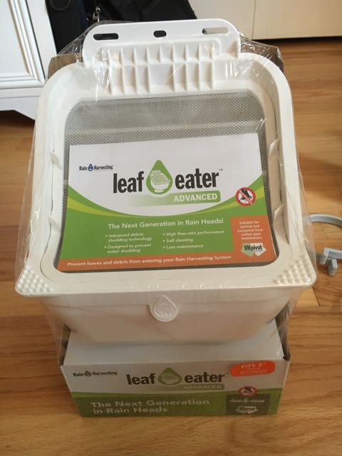 DIY Rainwater Collection System Leaf Eater