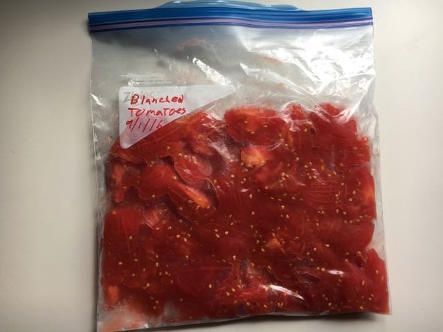 How to Blanch Tomatoes and Freeze Them
