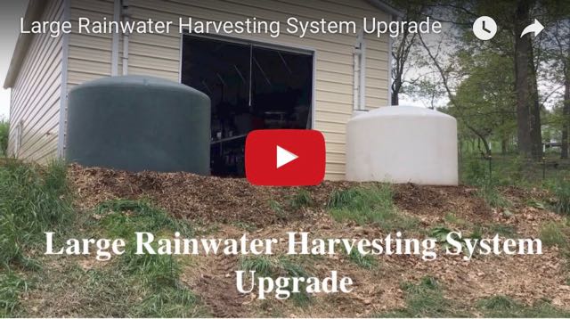 Large Rainwater Harvesting System Upgrade - Video