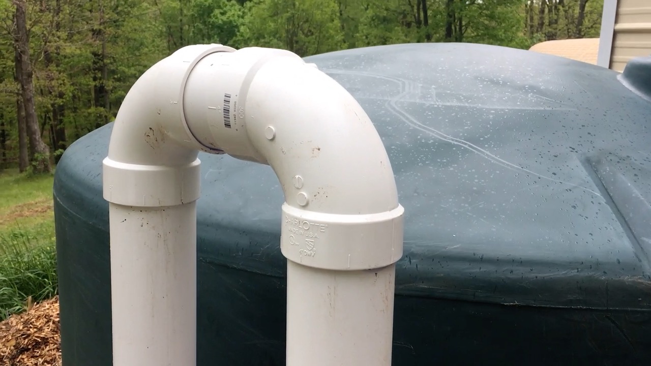 Large Rainwater Harvesting System Upgrade part 3 - Overflow