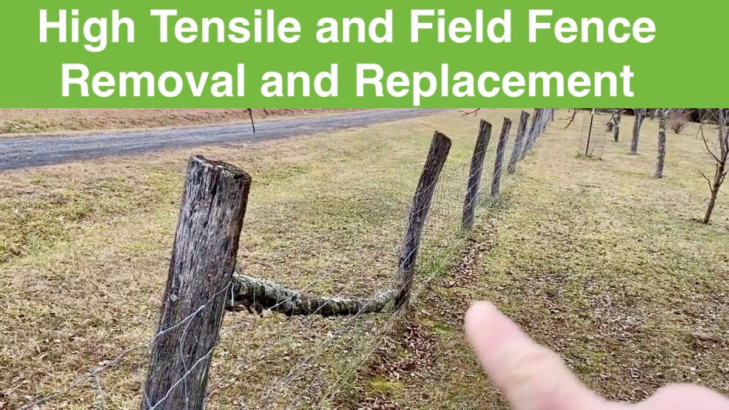 High Tensile and Field Fence Removal and Replacement
